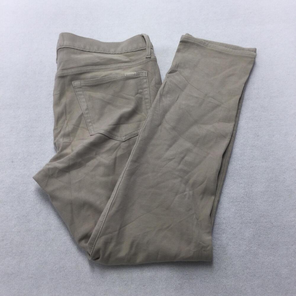 Joes Jeans The Asher Jeans Mens 34x31 Beige Slim Straight Medium Wash Stretch